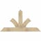 Ekena Millwork Richland Rough Sawn Timber Gable Bracket, Douglas Fir, 60"W x 32"H x 2"D x 6"F, 13/12 Pitch GBW060X32X0206RIC00RDF - alternate 1